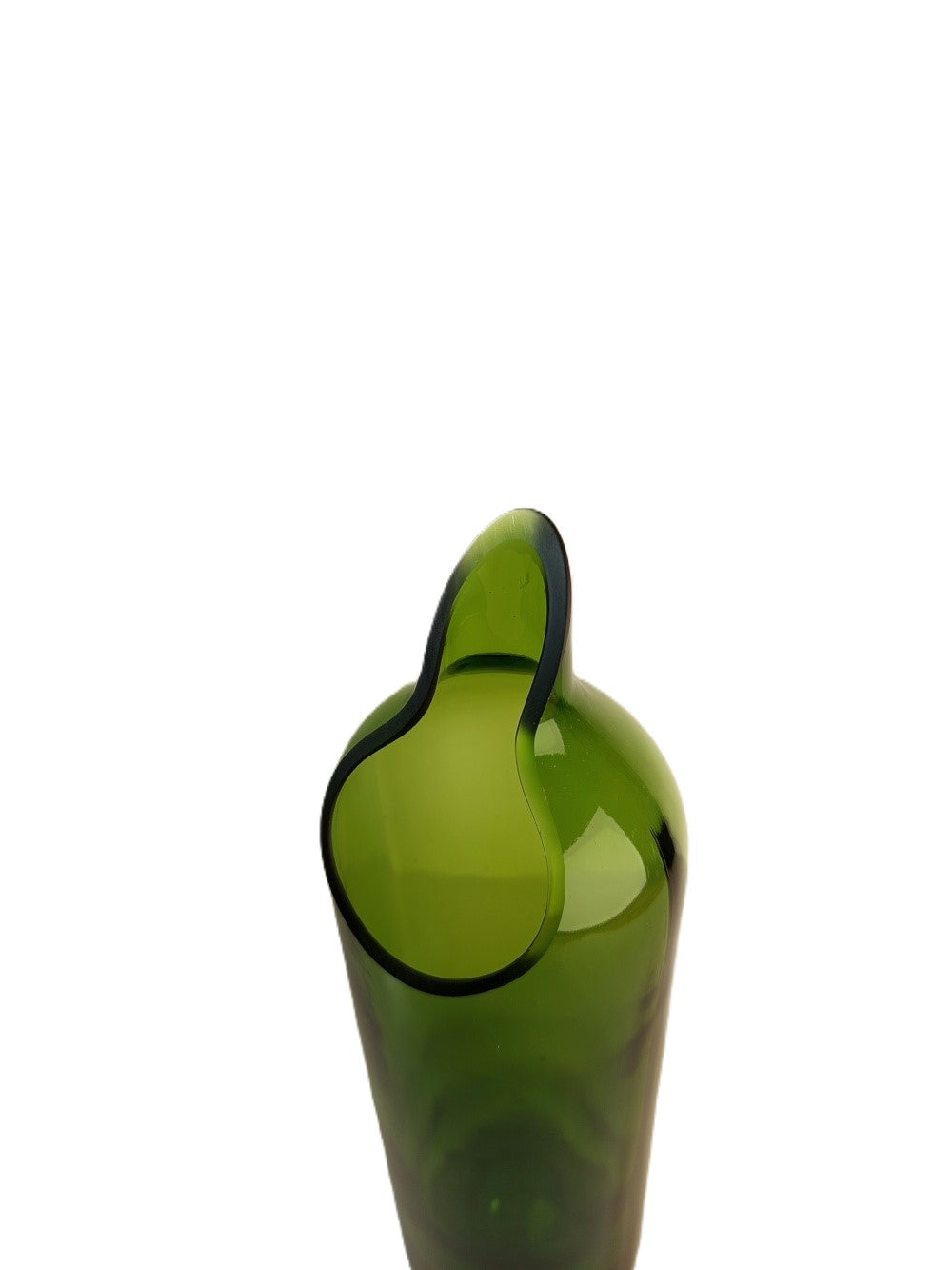 Carafe artisanale en verre recyclé, bouteille de vin - Bordeaux