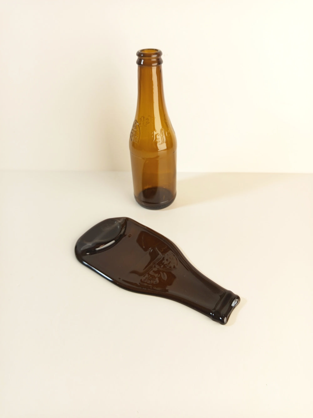 Repose-cuillère Artisanal en Bouteille Leffe Recyclée – Brune