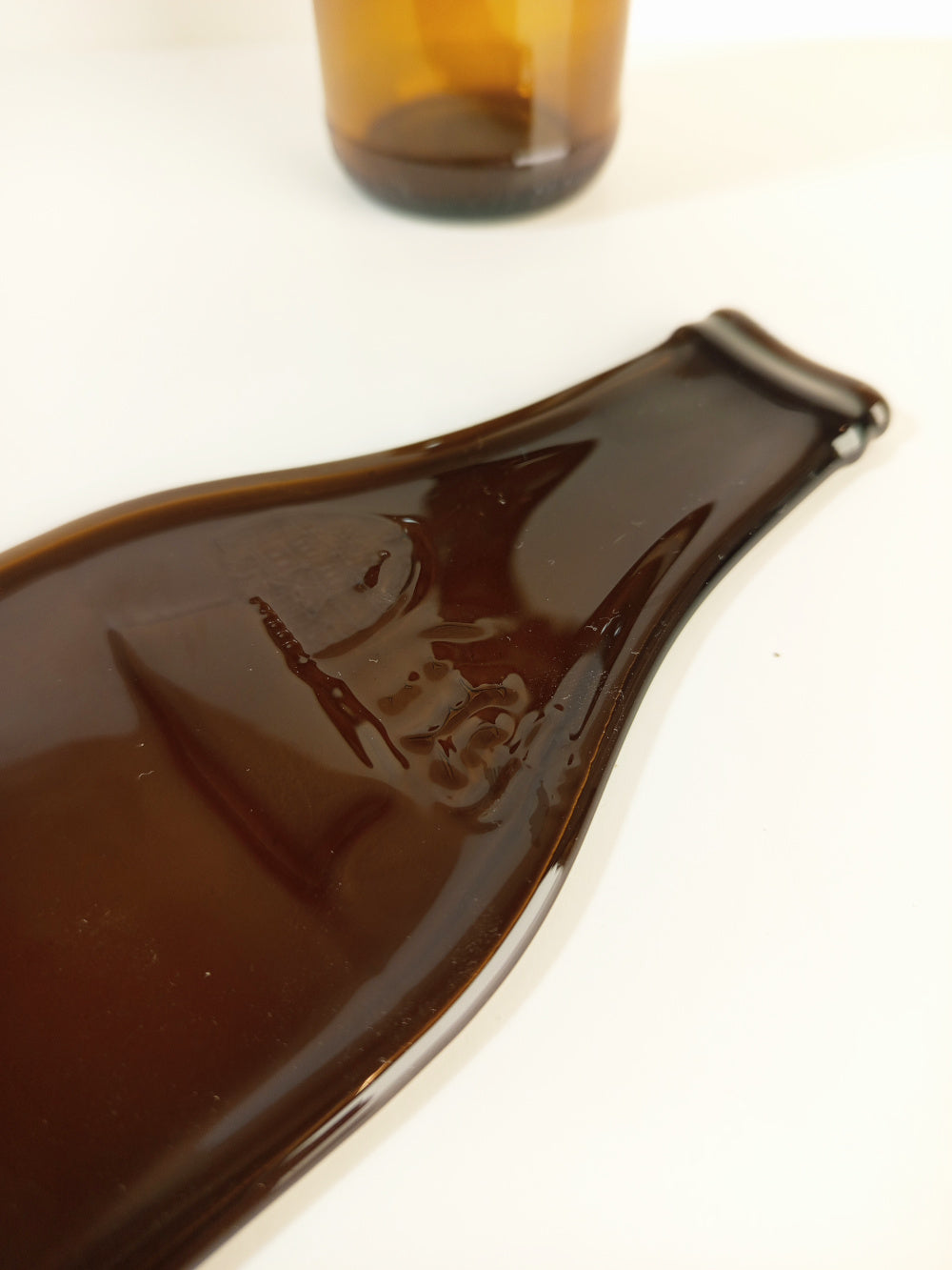 Repose-cuillère Artisanal en Bouteille Leffe Recyclée – Brune