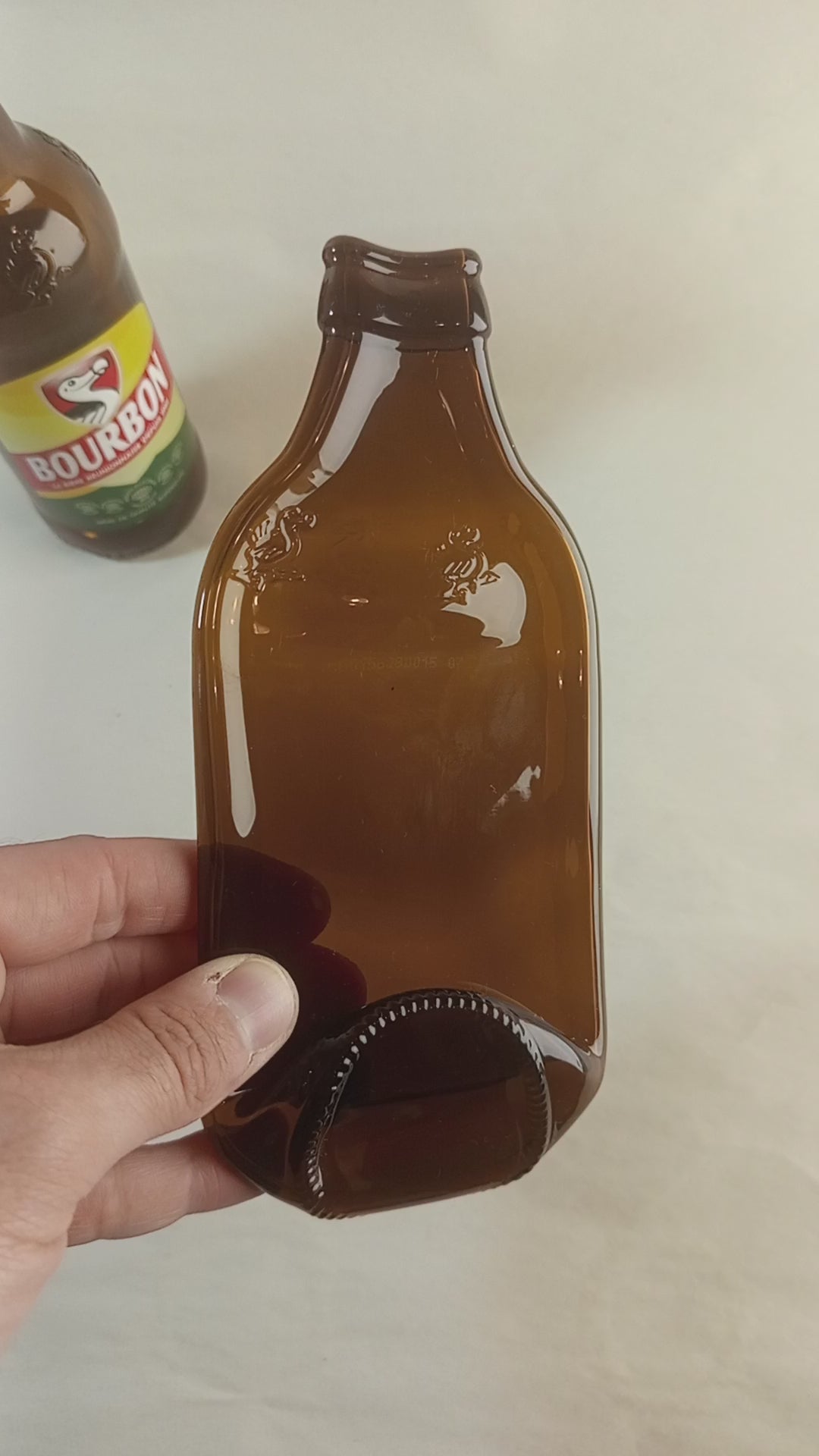 Repose-cuillère Artisanal en Bouteille de bière dodo Recyclée – Brune