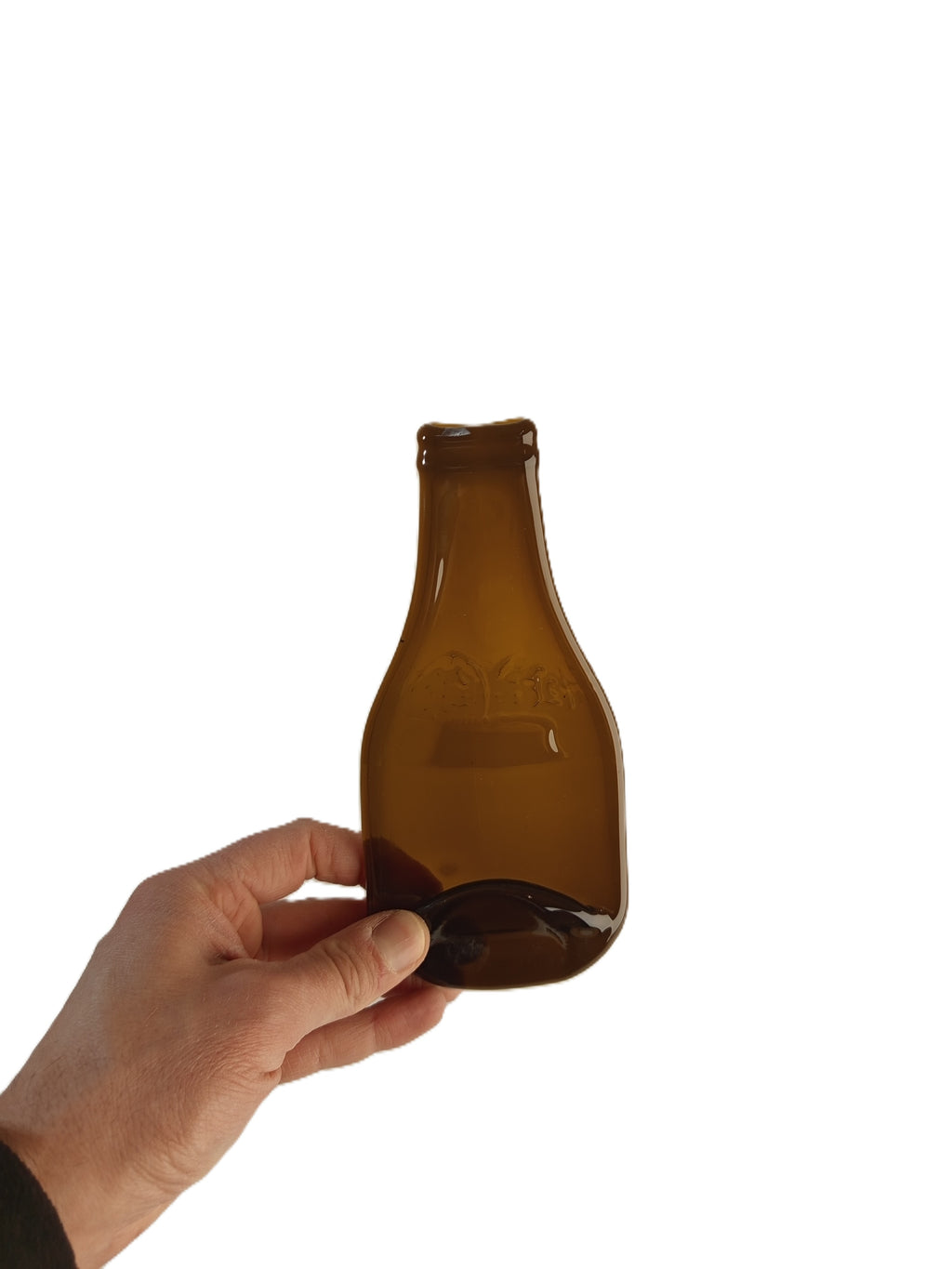 Repose-cuillère Artisanal en Bouteille de bière Leffe Recyclée – Brune